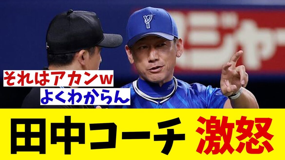 DeNA・田中浩康コーチ 激怒!!!【野球情報】【2ch 5ch】【なんJ なんG反応】【野球スレ】 DeNA・田中浩康コーチ 激怒!!!【野球情報】【2ch 5ch】【なんJ なんG反応】【野球スレ】