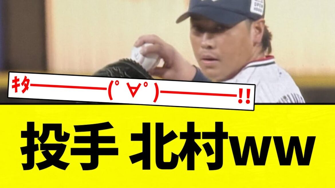 【野手登板きたああああ！！】投手 北村【プロ野球反応集】【2chスレ】【なんG】