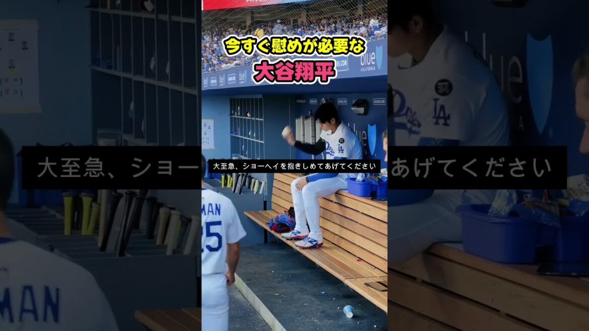 今すぐ慰めが必要な大谷翔平🥺 #野球