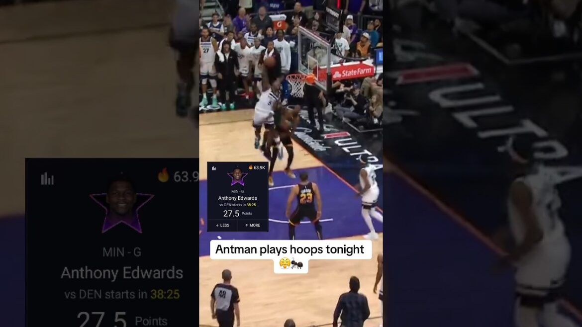 Anthony Edwards Trending Play 🔥 Does Ant go more or less tonight? #anthonyedwards #prizepicks #nba