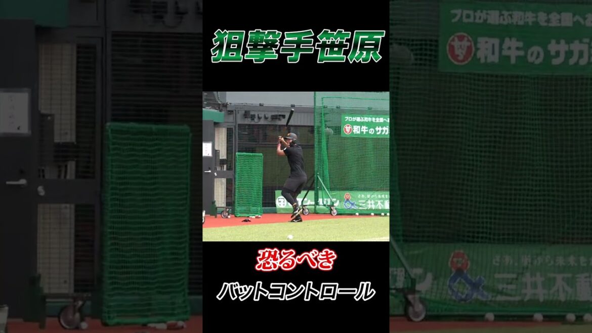 【笹原操希】驚異のバットコントロール！！ #shorts