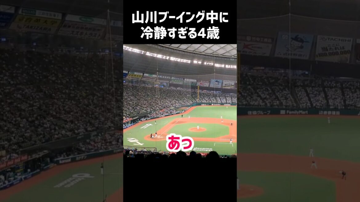 山川穂高ブーイング中に冷静な4歳