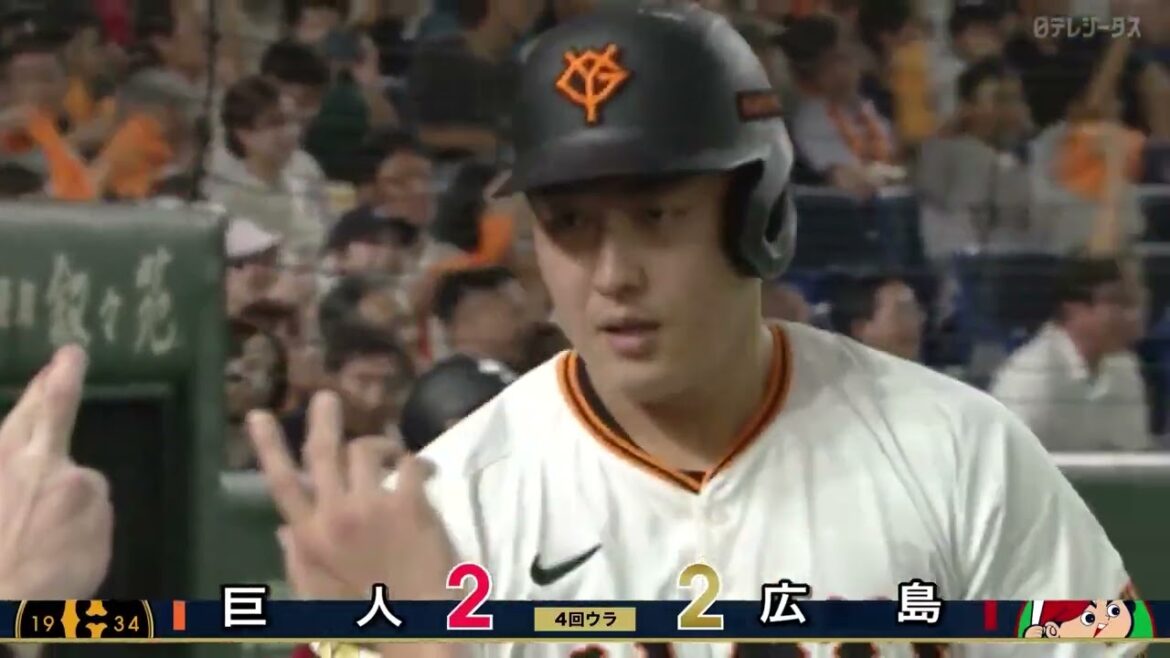 【2打席連発】岡本和真 試合を振り出しに戻す同点ホームラン！