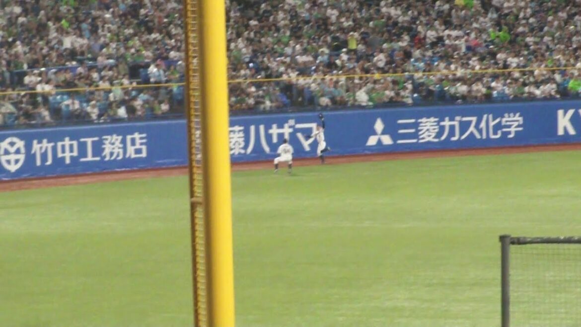 ヤクルト 並木秀尊 ナイスプレー　ヤクルト vs 巨人　2025年9月18日(木)　神宮球場