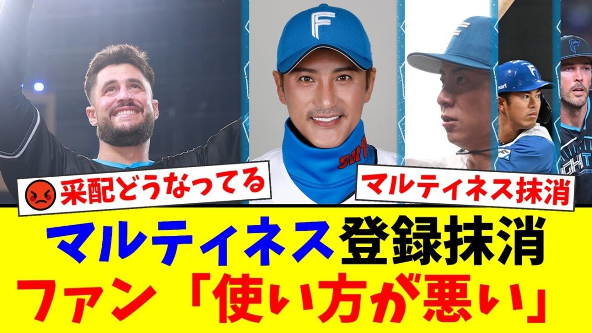 日ハム・マルティネス登録抹消の真相…ファンから「不公平だ」「松本剛はなぜ?」と批判殺到。2軍で無双する今川・浅間の昇格を望む声も【プロ野球ファンの反応】 日ハム・マルティネス登録抹消の真相…ファンから「不公平だ」「松本剛はなぜ?」と批判殺到。2軍で無双する今川・浅間の昇格を望む声も【プロ野球ファンの反応】