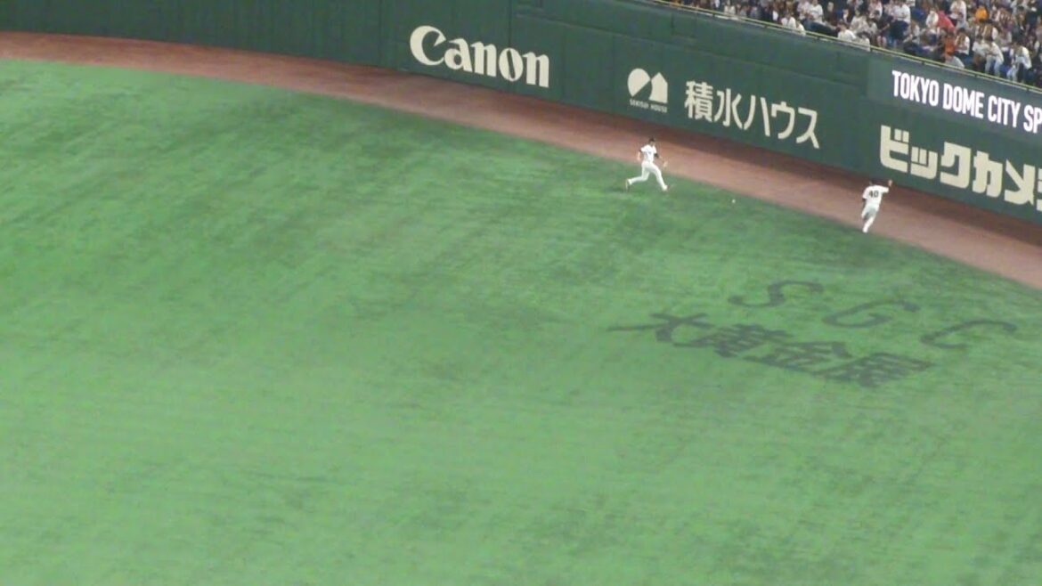 広島 坂倉将吾 先制2点タイムリーツーベースヒット　巨人 vs 広島　2025年9月19日(金)　東京ドーム