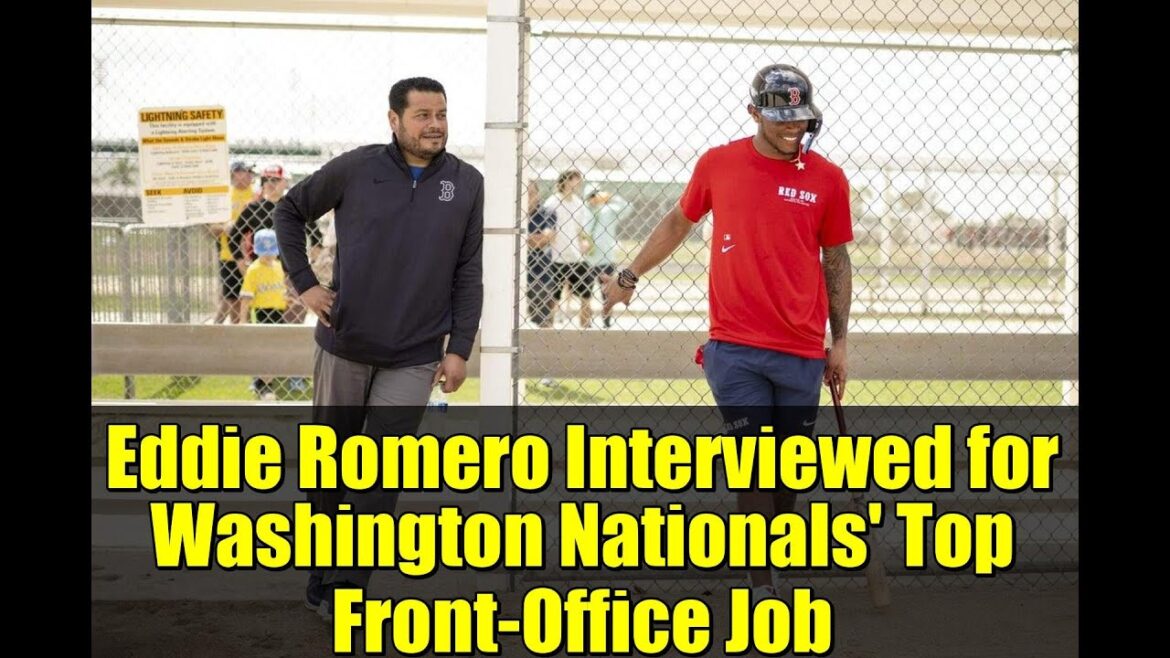 エディ・ロメロ、ワシントン・ナショナルズのフロントオフィストップに就任へ｜MLBオフシーズン最新情報