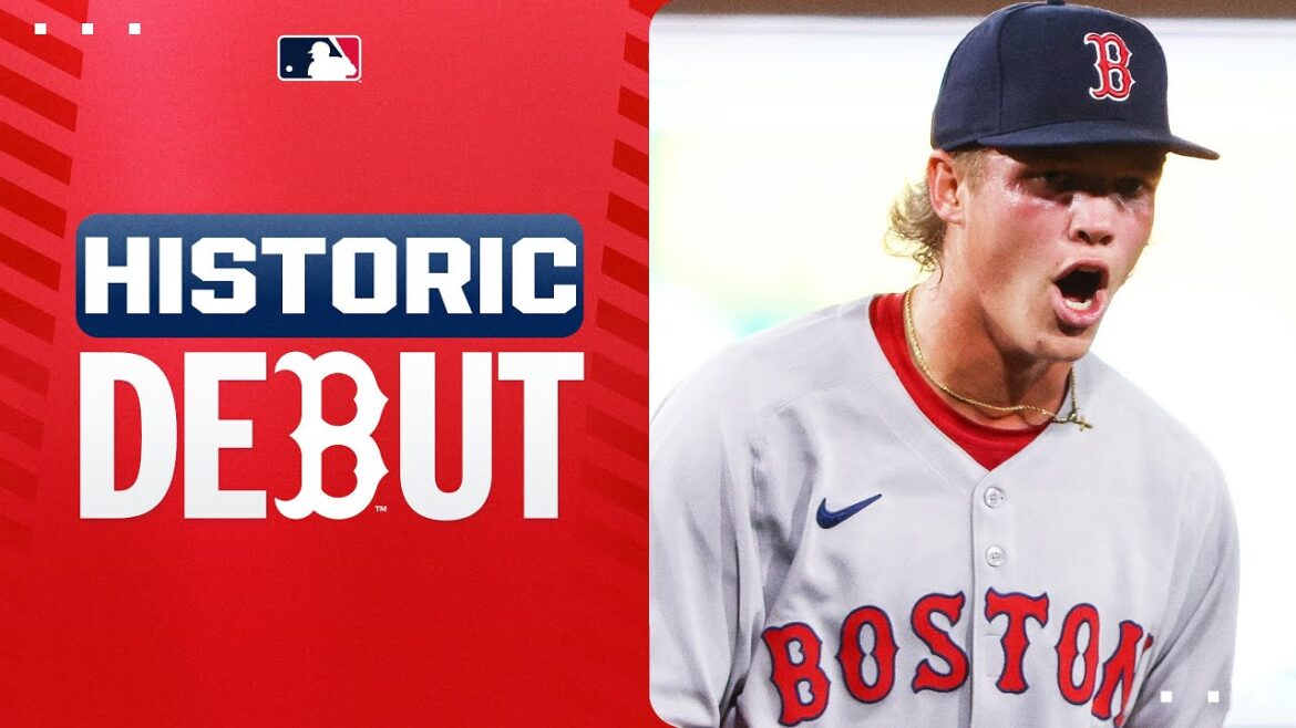 Red Sox record tied by rookie Connelly Early in his MLB debut! 🤯 (11 strikeouts!)