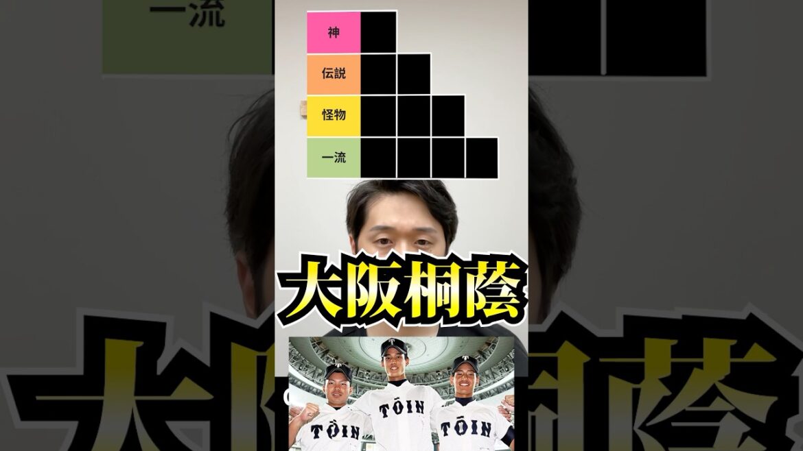プロ野球tierを作ろう #tierlist #プロ野球 #大阪桐蔭 #藤浪晋太郎 #中田翔 #中村剛也