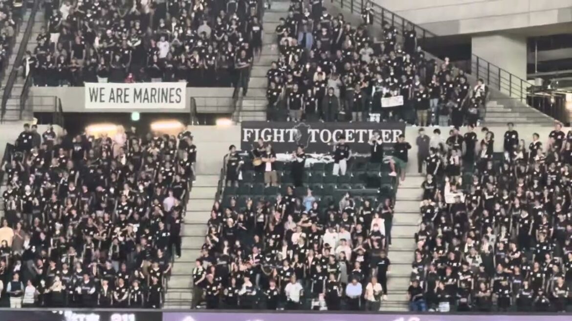 エスコンフィールド北海道に鳴り響く千葉ロッテマリーンズ応援歌　ネフタリソトの打席