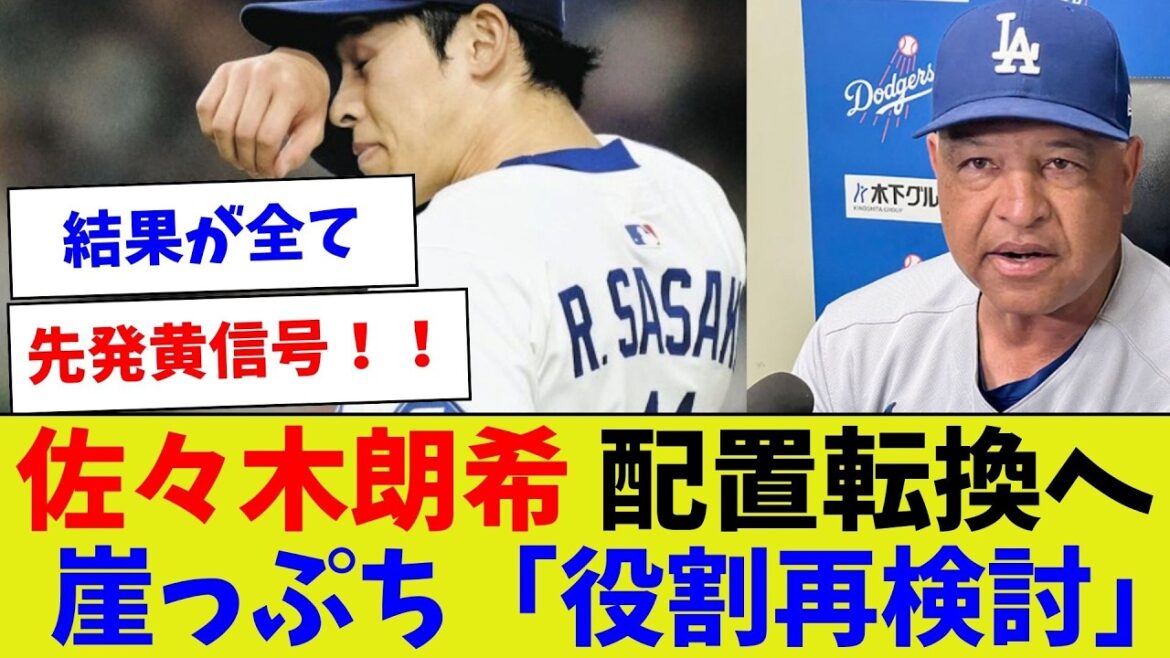 【絶体絶命男】佐々木朗希 配置転換へ 崖っぷち「役割再検討」