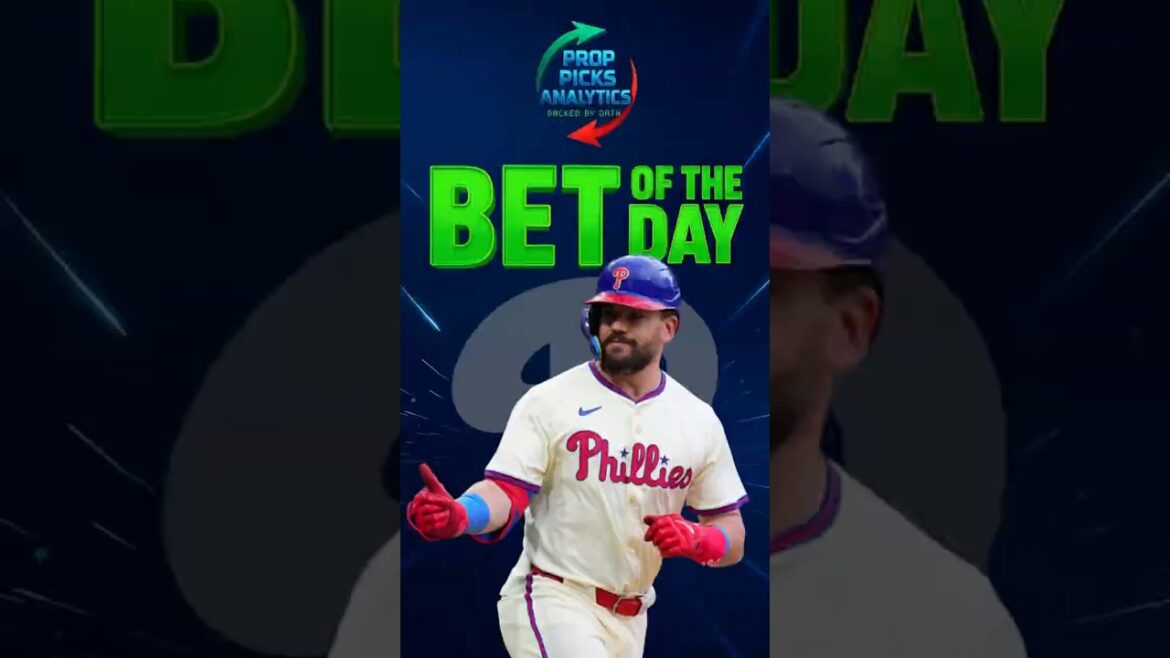⚾🔥 Bet of the Day: Kyle Schwarber OVER 1.5 Total Bases! 🔥⚾