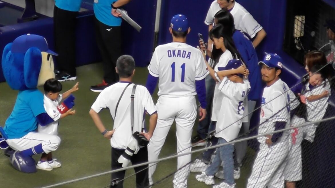 ドアラ  祖父江大輔 岡田俊哉のご家族のもとへ　中日ドラゴンズVS東京ヤクルトスワローズ　2025/09/20
