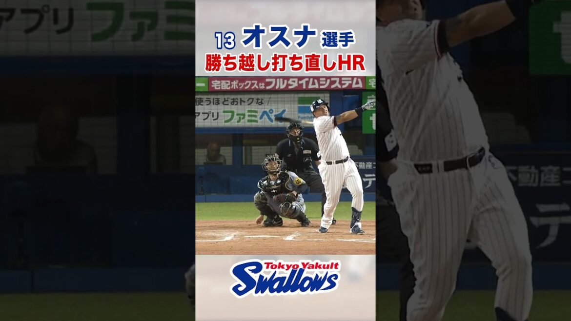 オスナ選手 勝ち越し打ち直しHR #swallows #オスナ #shorts