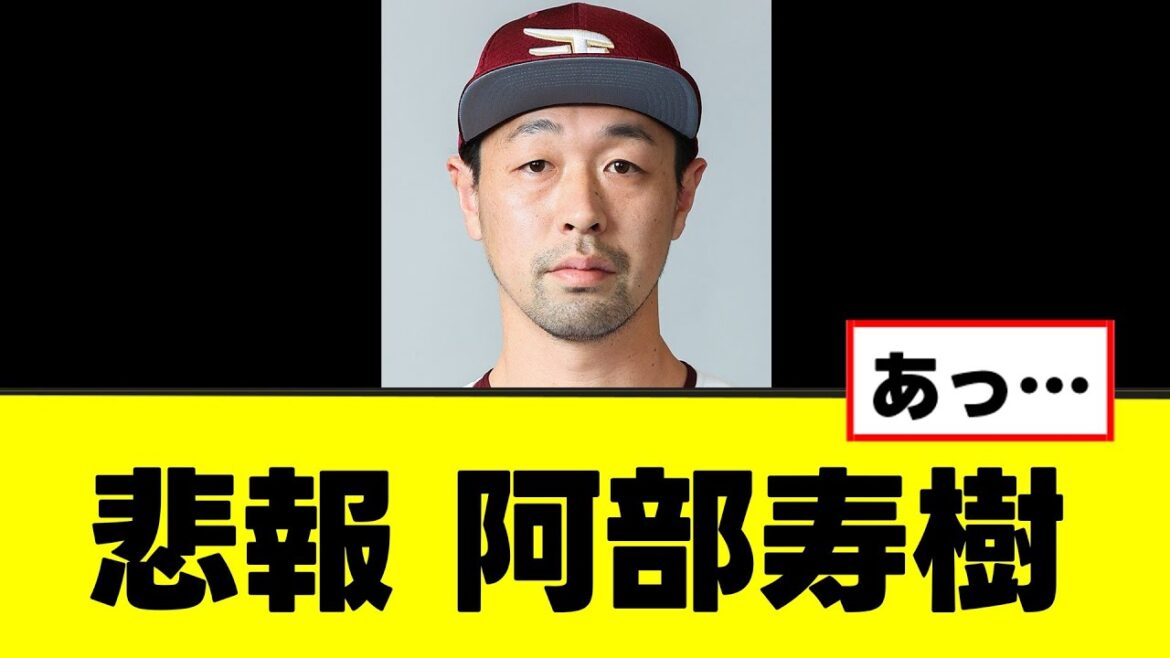 【悲報】阿部寿樹、来季の去就…