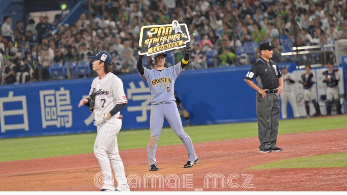 【阪神】近本光司選手通算200盗塁達成！