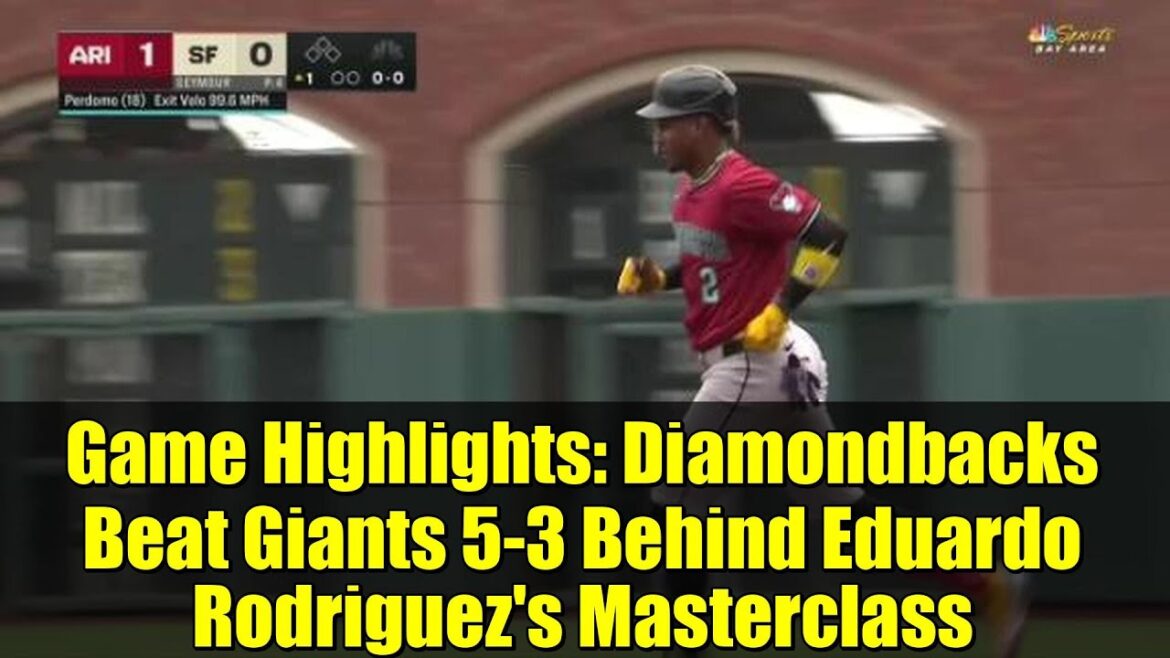 試合ハイライト:ダイヤモンドバックスがエドゥアルド・ロドリゲスの圧巻の活躍でジャイアンツを5-3で破る 試合ハイライト:ダイヤモンドバックスがエドゥアルド・ロドリゲスの圧巻の活躍でジャイアンツを5-3で破る