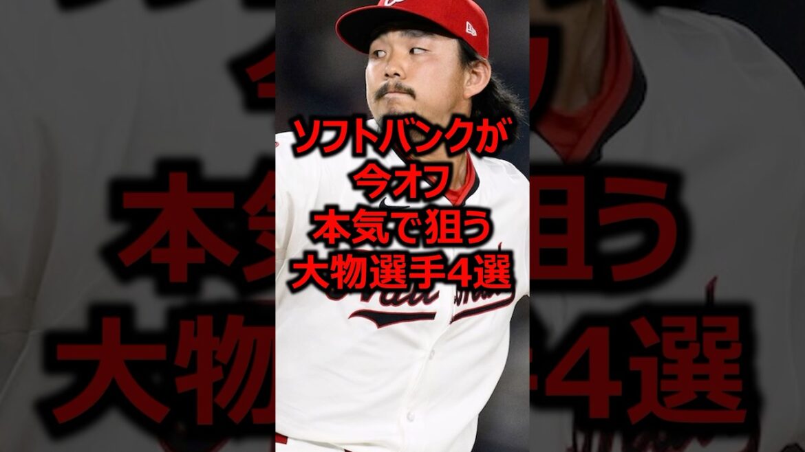 ソフトバンクが今オフ本気で狙う大物選手4選 #プロ野球 #福岡ソフトバンクホークス #小笠原慎之介