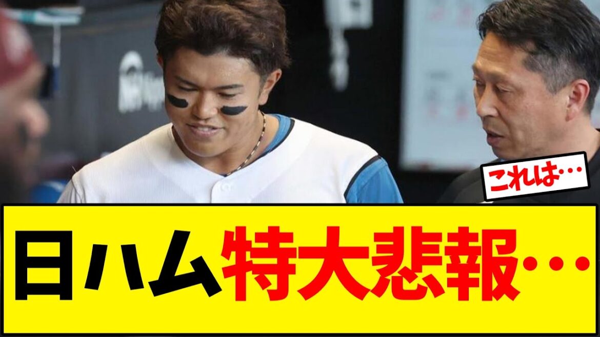 【日本ハム】今川優馬、負傷交代で登録抹消…【野球反応集】 【日本ハム】今川優馬、負傷交代で登録抹消…【野球反応集】