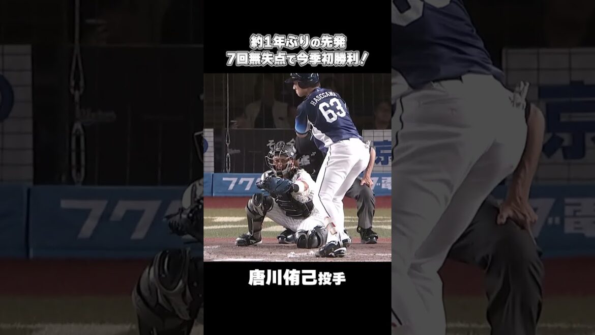 これぞベテランの安定感！ #chibalotte #唐川侑己