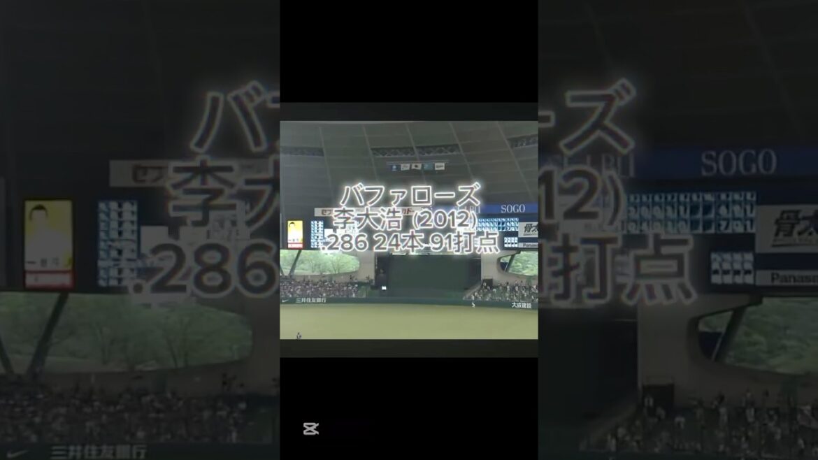 パリーグ6球団最後の打点王！#プロ野球 #パリーグ #打点王 #ホームラン #山川穂高 #島内宏明 #李大浩　#初芝清　#中田翔 #ホークス #西武ライオンズ #オリックス #日ハム #楽天 #ロッテ