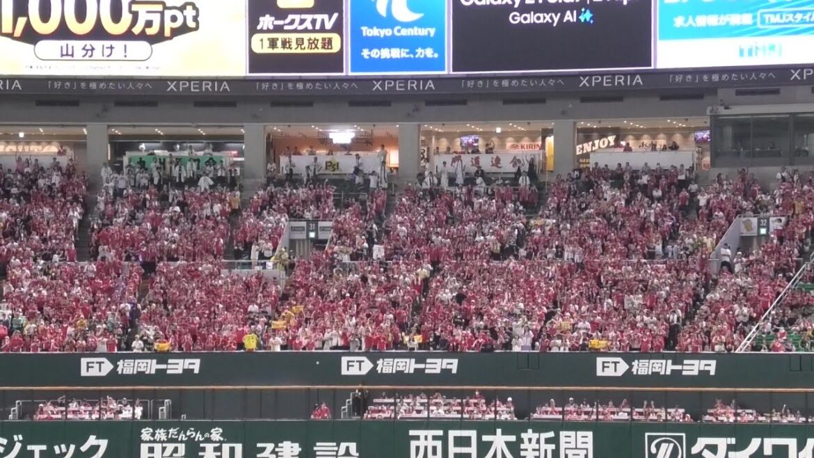 ホークス 川瀬晃「YAH YAH YAH」登場曲からの応援歌発動！！2025.9.22