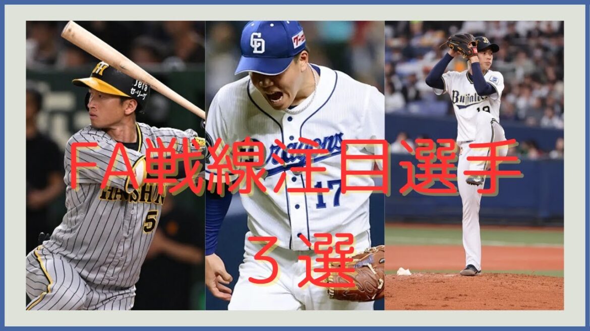 ベイスターズファンが気になるFA選手３選
