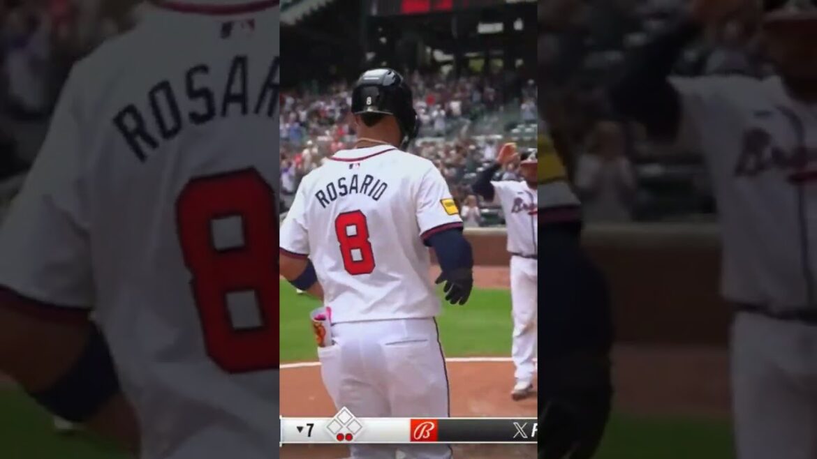 Eddie Rosario Ties it Up #braveshighlights #bravescountry #mlbhighlights