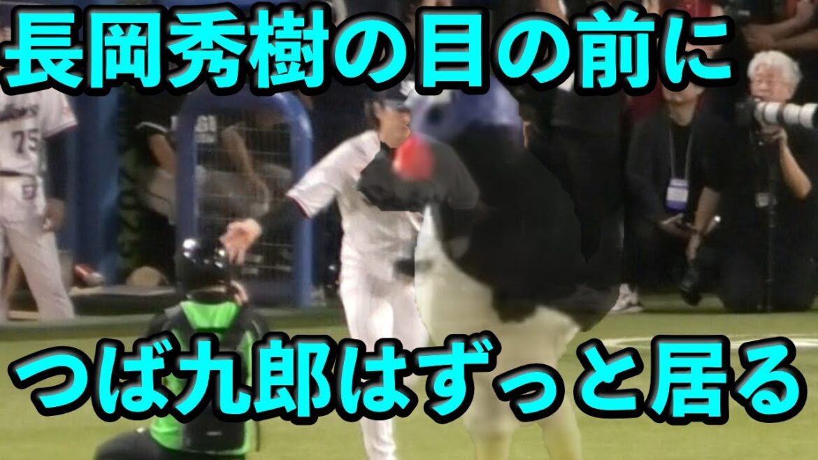 長岡秀樹、今でもつば九郎と手羽タッチしてから守備につく 長岡秀樹、今でもつば九郎と手羽タッチしてから守備につく