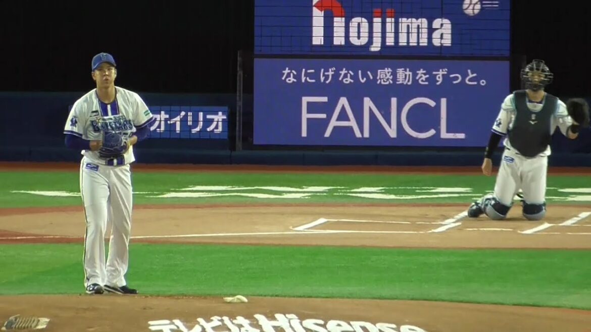 2025年9月21日 広島東洋戦・平良 拳太郎 投手の準備投球（イニング中外）