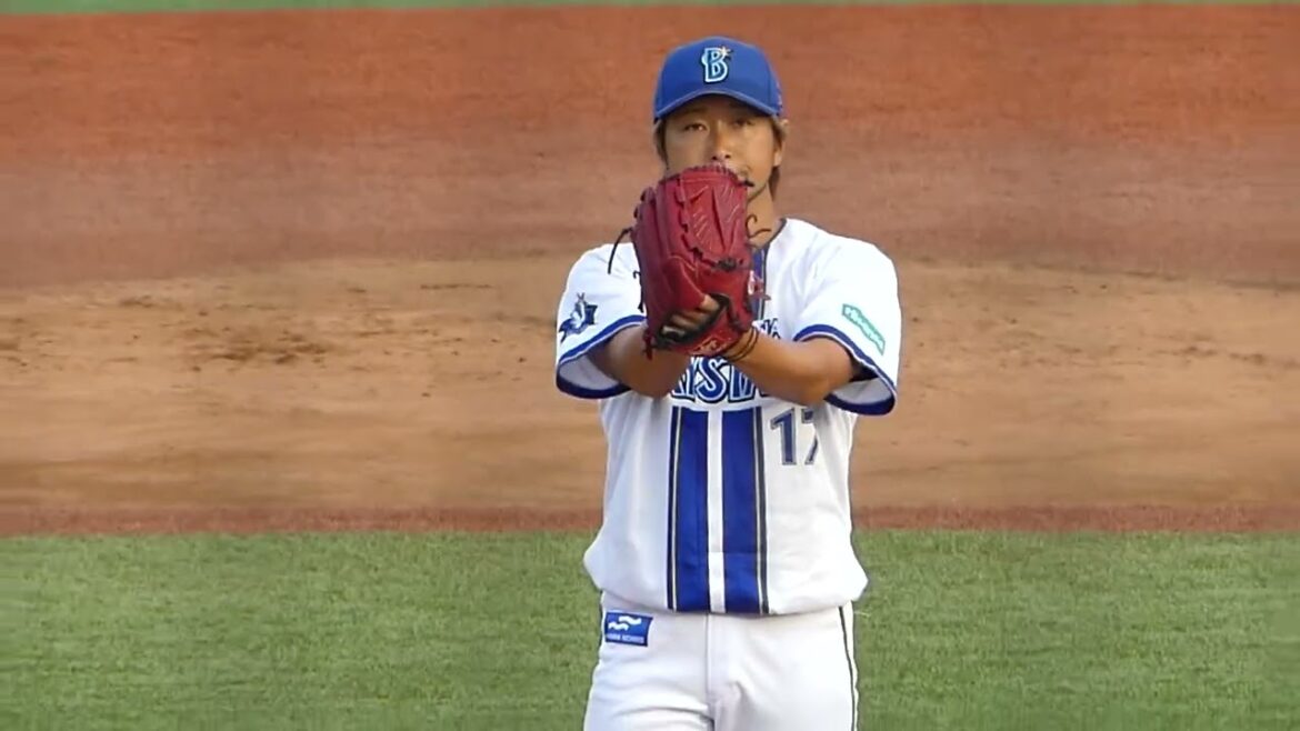 2025年9月24日 イースタンリーグ 東北楽天戦・三嶋 一輝 投手の準備投球（イニング中外）