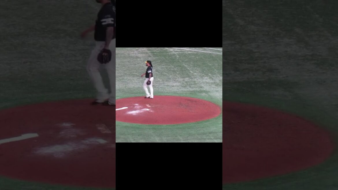 ソフトバンクオスナのピッチングフォーム＜読売ジャイアンツ対 福岡ソフトバンクホークス2024年5月28日＞