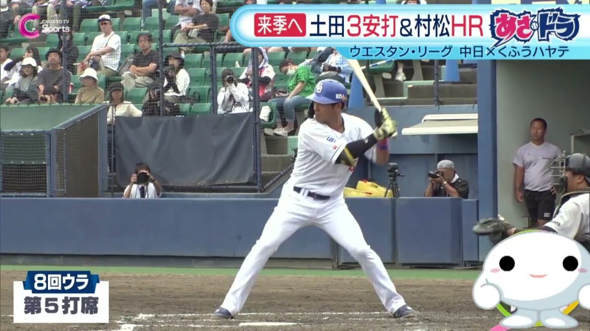 【来季へ猛アピール】土田３安打＆村松HR｜２軍 中日vsくふうハヤテ 9月24日