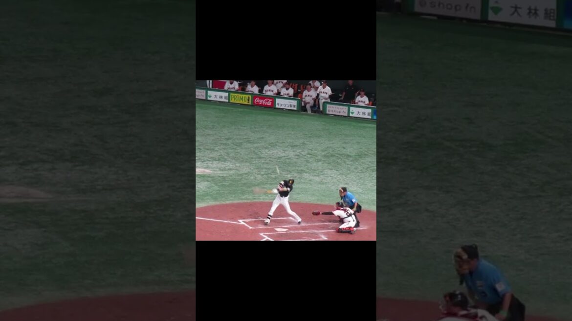 ソフトバンク周東佑京バッティングフォーム＜読売ジャイアンツ対 福岡ソフトバンクホークス2024年5月28日＞