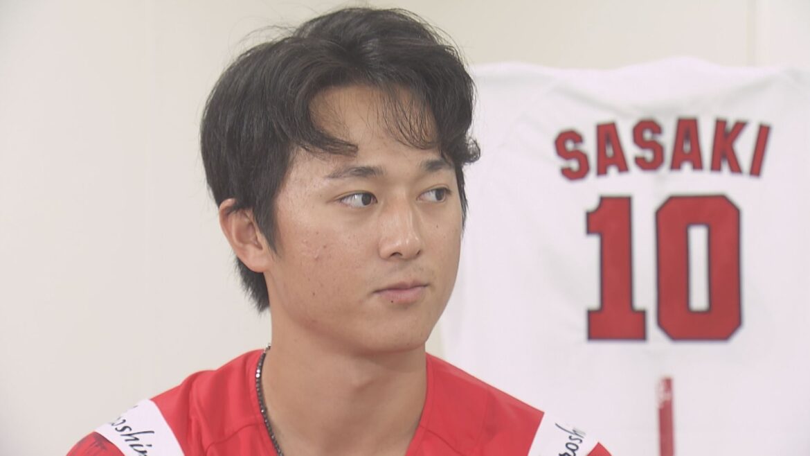 【フロントドア】ドラフト１位ルーキー 佐々木泰に迫る！ | NEWSCAST