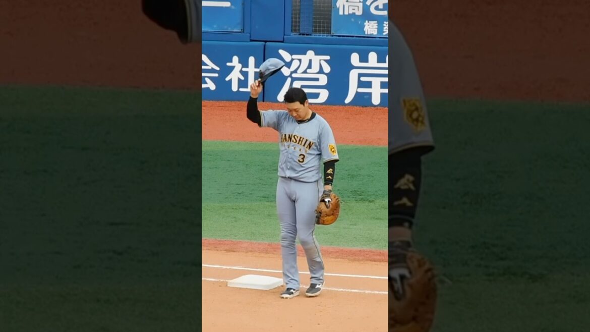 【才木のタイトルアシスト弾】ケイから同点ホームランを放ちファンの歓声に応える大山悠輔