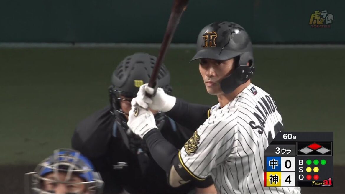 【本日4打点目】3回裏 #坂本誠志郎 選手が二死2塁のチャンスにセンター前タイムリーヒット！【2025/9/26 Ｔ－Ｄ】