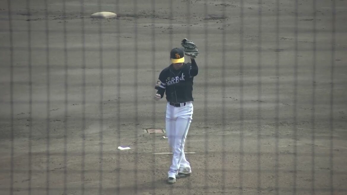 福岡ソフトバンクホークス 東浜巨投手 投球練習 2025/9/26 ナゴヤ球場