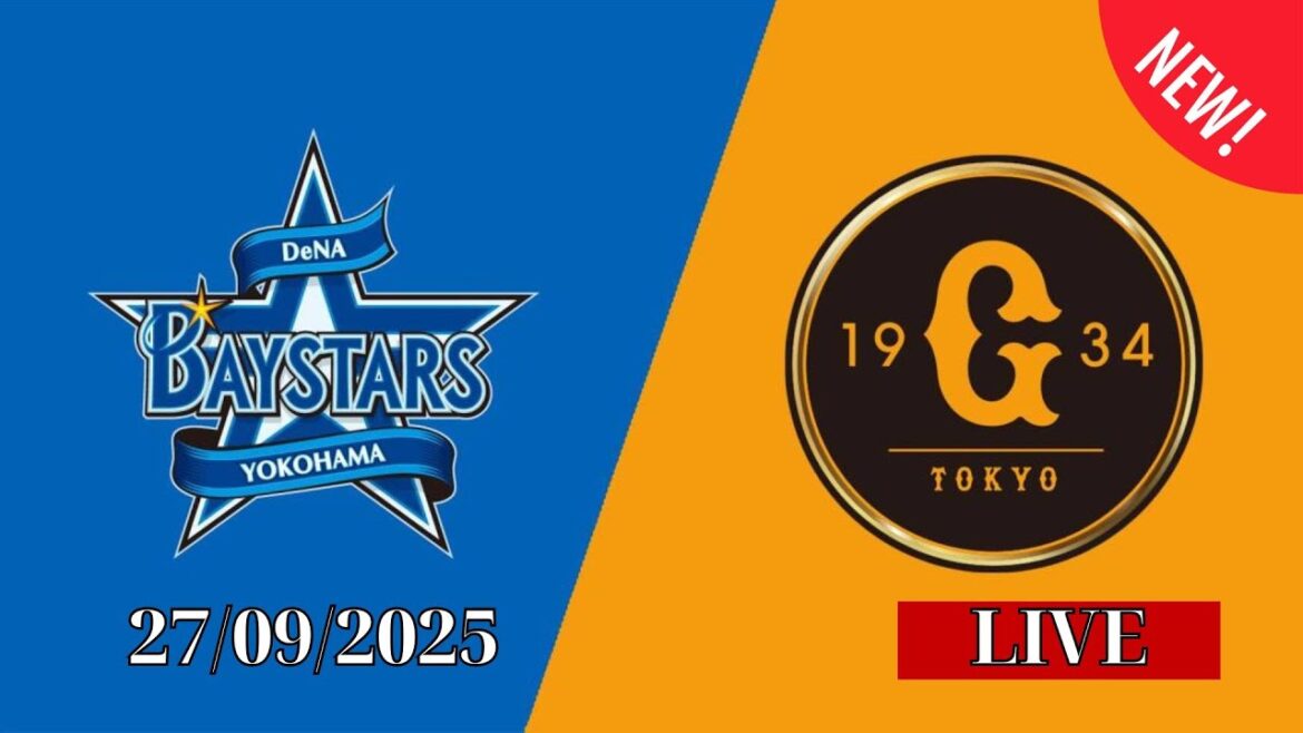 🔴LIVE 野球オンライン !! 9月27日 DeNA vs 巨人 ~ プロ野球セ・リーグ 2025