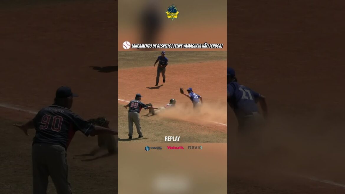 ⚾ Lançamento de respeito! Felipe Yamaguchi não perdoa! ⚾ Lançamento de respeito! Felipe Yamaguchi não perdoa!