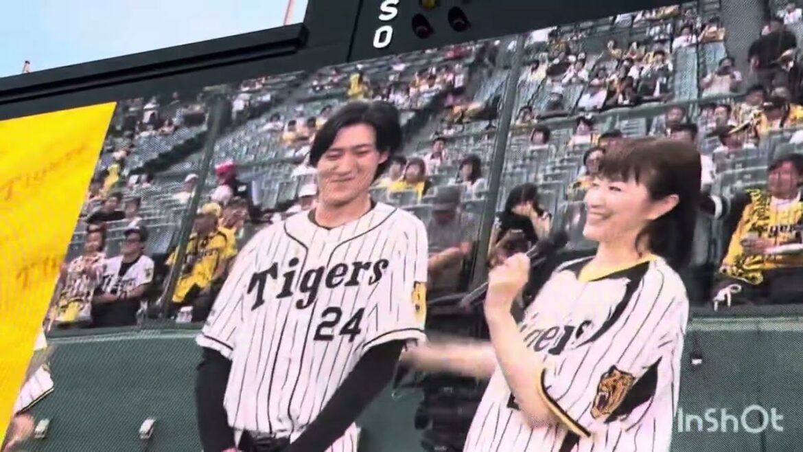 【横田さん見てた⁉️】 『 #栄光のバックホーム 』  全力投球で聖地唸る‼️#松谷鷹也 さん 聖地にてファーストピッチセレモニー  25.9.26. #阪神甲子園球場
