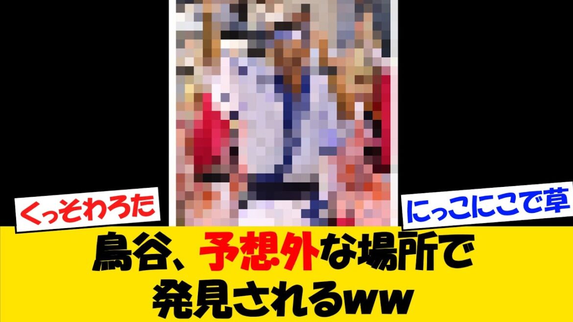 【ショフト】仕事の守備範囲が広すぎる鳥谷さん、さすがに予想外すぎる場所で発見されるｗｗ【野球情報】【2ch 5ch】【なんJ なんG反応】【野球スレ】
