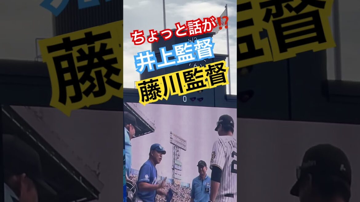 #阪神タイガース #藤川球児 #中日ドラゴンズ #井上監督 #阪神甲子園球場 #hanshintigers #dragons #tigers