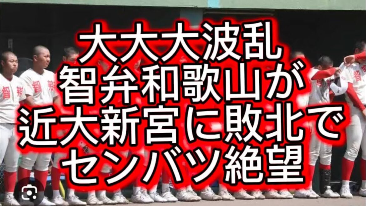 【高校野球】大波乱智辯和歌山が近大新宮にまさかの大逆転されて敗北しました#高校野球 #甲子園