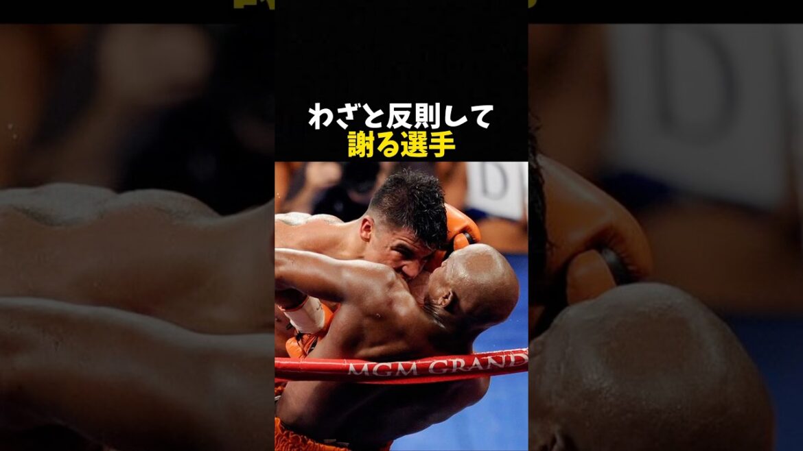 メイウェザー相手にわざと反則する選手 #ボクシング #格闘技 #boxing