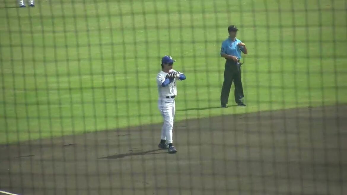 【ウエスタンリーグ 優勝決定3連戦】中日ドラゴンズの選手が守備位置に 試合開始前 VS 福岡ソフトバンクホークス 2025/9/26 ナゴヤ球場