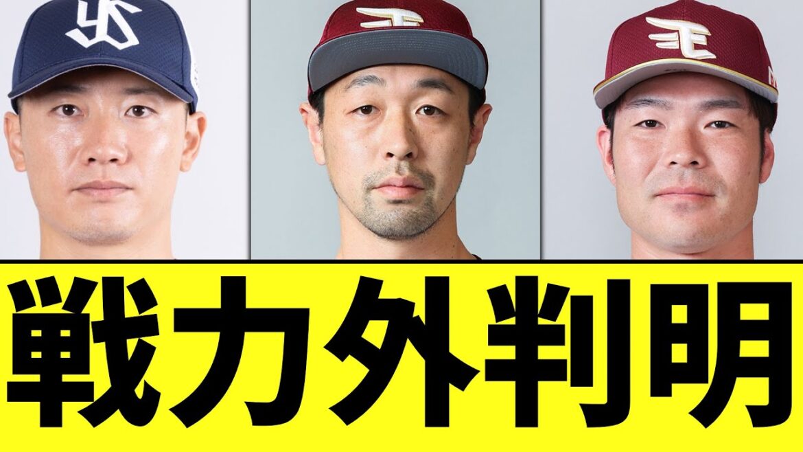 プロ野球戦力外　楽天阿部ら判明...