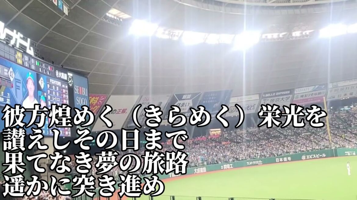 【北海道日本ハム】水野達稀応援歌/2025/9/26/埼玉西武ライオンズ戦