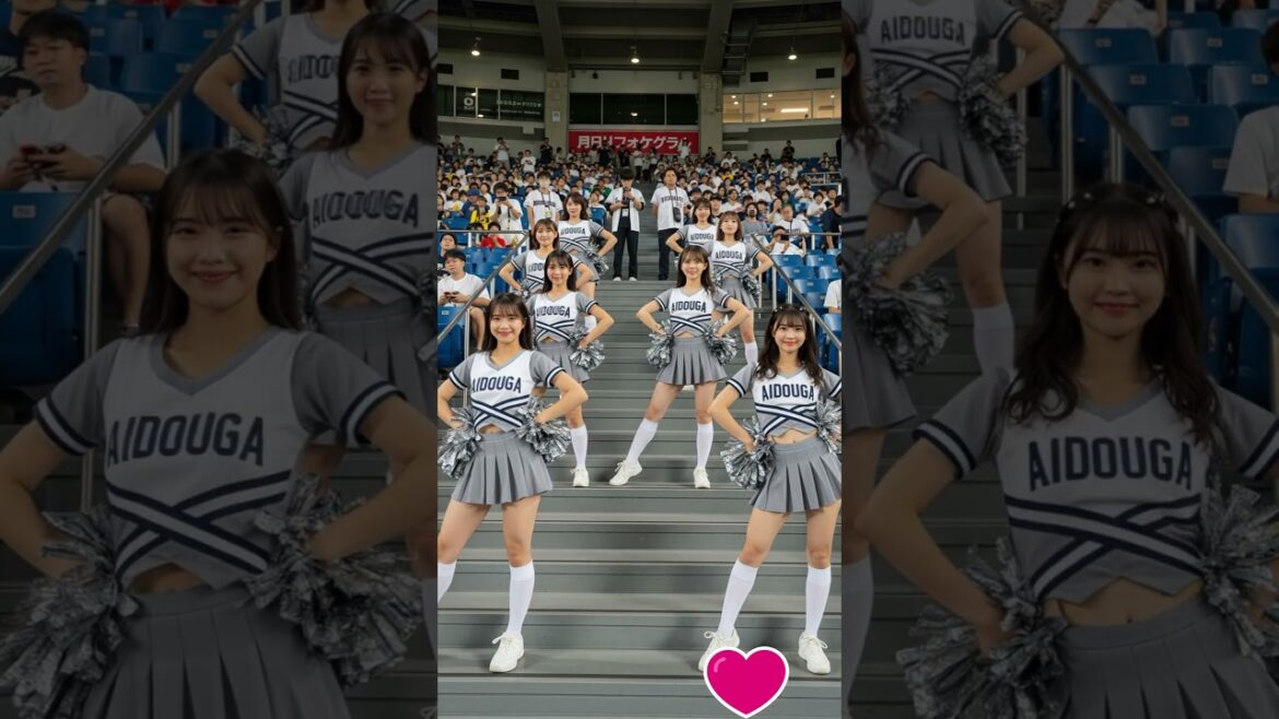 ドームチア頑張れNPB　#ai #チアガール #チアリーダー #野球 #応援 #可愛い #NPB #プロ野球