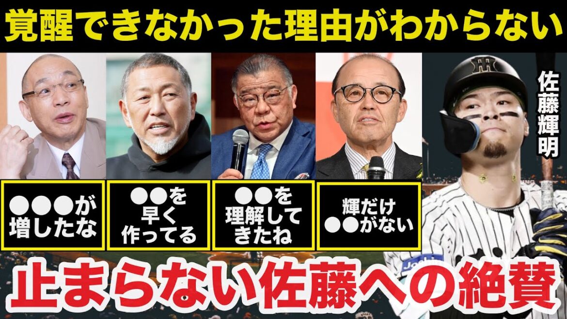 阪神.佐藤輝明の大覚醒にレジェンド達の反応がヤバい「今まで覚醒できなかった理由がわからない」【阪神タイガース/プロ野球】